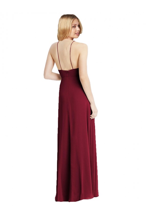 Soft Chiffon A-Line Sleeveless Dark Green Semi Formal Evening Dress / Bridesmaid Dress Glasgow