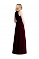 Luxe Chiffon Trumpet Long Sleeveless Semi Formal Evening Dress / Bridesmaid Dress Glasgow