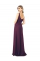 Chiffon Long A-Line Floor Length Sleeveless Bridesmaid Dress Glasgow