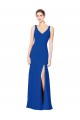 Chiffon Sheath Long Sleeveless Low Back Bridesmaid Dress / Evening Dress Glasgow