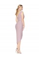 Soft Chiffon Mermaid Cocktail Length Sleeveless One Shoulder V-Back Prom Dresses Glasgow