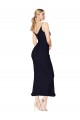 Soft Chiffon Mermaid Knee Length Sleeveless V-Back Formal Evening Gown / Prom Dress / Bridesmaid Dress Glasgow