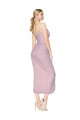 Soft Chiffon Mermaid Knee Length Sleeveless V-Back High Low Evening Gown / Prom Dress / Bridesmaid Dress Glasgow