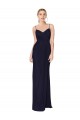 Soft Chiffon Mermaid Long Sleeveless V-Back Bridesmaid Dress / Formal Dress Glasgow