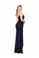 Soft Chiffon Mermaid Long Sleeveless V-Back Bridesmaid Dress / Formal Dress Glasgow