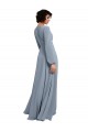Soft Chiffon A-Line Long Long Sleeves Bridesmaid Dress / Formal Dress Glasgow