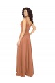 Chiffon A-Line Long Sleeveless V-Back Bridesmaid Dress / Evening Dress Glasgow