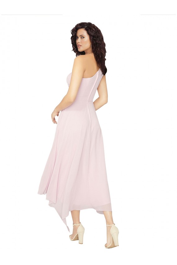Soft Chiffon A-Line Midi Length Sleeveless Black Cocktail Dresses Glasgow