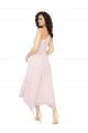 Soft Chiffon A-Line Midi Length Sleeveless Black Cocktail Dresses Glasgow