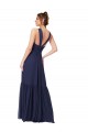 Chiffon A-Line Long Full Length Sleeveless V-Back Formal Dress / Bridesmaid Dress Glasgow