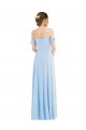 Soft Chiffon A-Line Long Sleeveless Formal Evening Gown / Bridesmaid Dress Glasgow