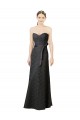 Lace Sheath Long Sleeveless Bridesmaid Dress Glasgow