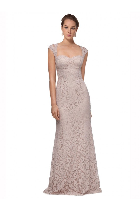 Lace Mermaid Long Cap Sleeves Bridesmaid Dress / Formal Dress Glasgow