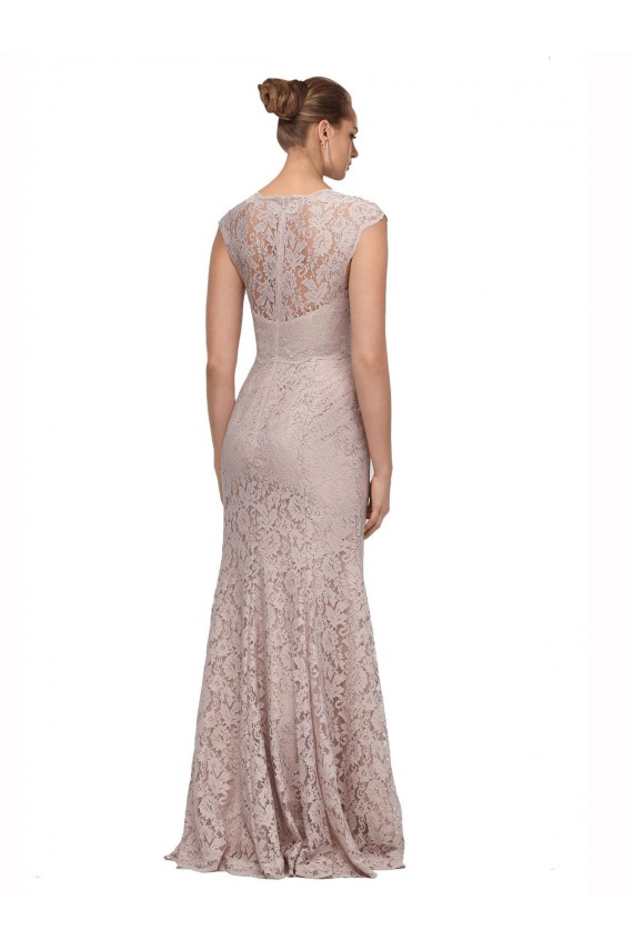 Lace Mermaid Long Cap Sleeves Bridesmaid Dress / Formal Dress Glasgow