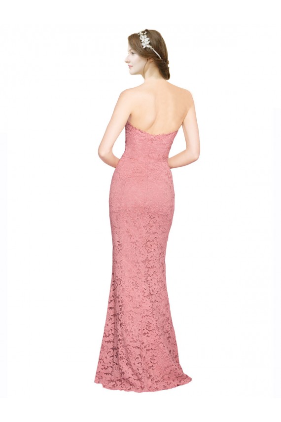 Lace Mermaid Long Sleeveless Formal Dress / Bridesmaid Dress Glasgow