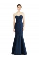 Satin Mermaid Long Floor Length Sleeveless Bridesmaid Dress Glasgow