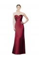 Satin Mermaid Long Sleeveless Bridesmaid Dress / Evening Dress Glasgow