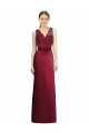 Satin & Lace A-Line Long Sleeveless Bridesmaid Dress Glasgow
