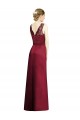 Satin & Lace A-Line Long Sleeveless Bridesmaid Dress Glasgow