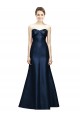 Satin Mermaid Long Sleeveless Bridesmaid Evening Dress Glasgow