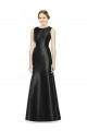 Satin Mermaid Long Sleeveless Keyhole Back Bridesmaid Dress Glasgow