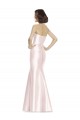 Satin Mermaid Long Sleeveless Bridesmaid Dress Glasgow