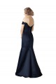 Satin Mermaid Long Cap Sleeves Prom Dress / Bridesmaid Dress Glasgow
