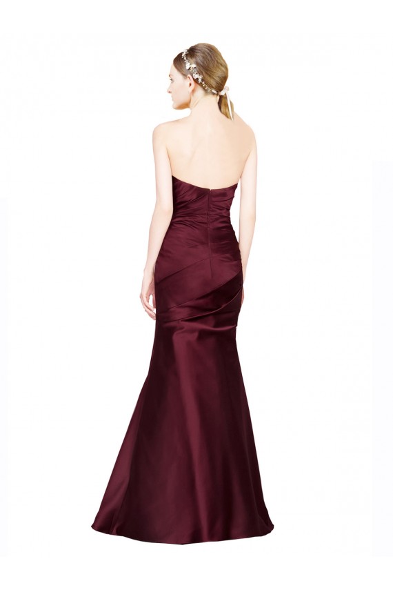 Satin Mermaid Long Sleeveless Low Back Formal Evening Gown / Prom Dress / Bridesmaid Dress Glasgow
