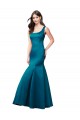 Satin Mermaid Long Sleeveless Prom Dress / Bridesmaid Evening Dress Glasgow