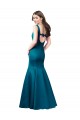 Satin Mermaid Long Sleeveless Prom Dress / Bridesmaid Evening Dress Glasgow
