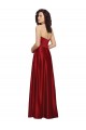 Satin Long A-Line Sleeveless Prom Dress / Bridesmaid Dress Glasgow