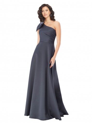 Satin A-Line Long Sleeveless Formal Evening Gown / Prom Dress / Bridesmaid Dress Glasgow