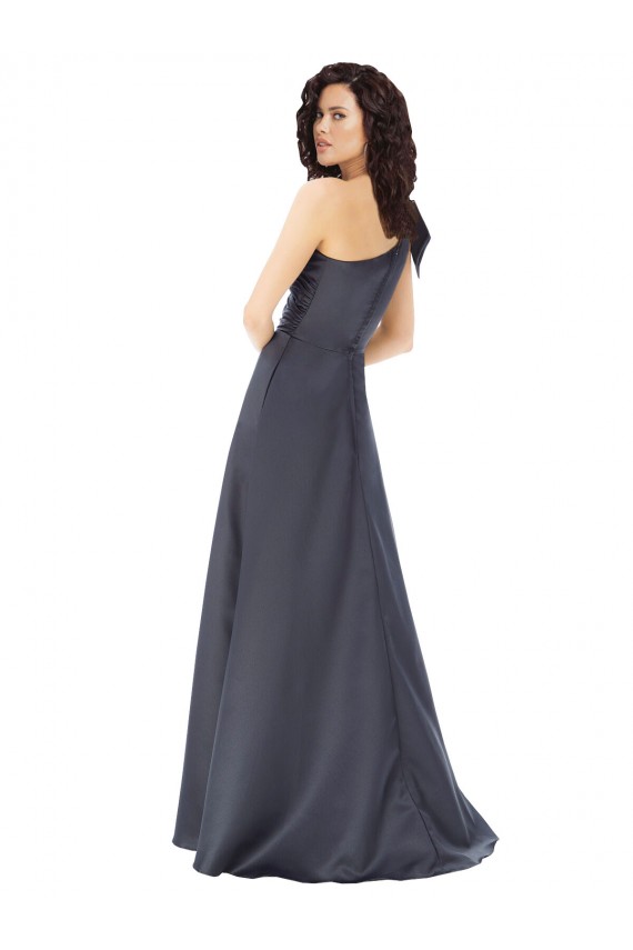 Satin A-Line Long Sleeveless Formal Evening Gown / Prom Dress / Bridesmaid Dress Glasgow