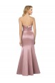 Satin Sheath Long Sleeveless Low Back Formal Evening Gown / Prom Dress / Bridesmaid Dress Glasgow