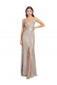 Sequin & Sparkling Sequin Sheath Long Sleeveless V-Back Formal Evening Gown / Prom Dress / Bridesmaid Dress Glasgow