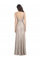 Sequin & Sparkling Sequin Sheath Long Sleeveless V-Back Formal Evening Gown / Prom Dress / Bridesmaid Dress Glasgow