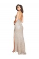 Sequin & Sparkling Sequin Mermaid Long Sleeveless Criss Cross Open Back Black Tie Evening Gown / Prom Dress / Bridesmaid Dress Glasgow