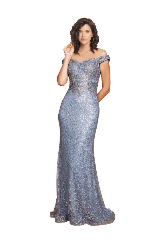 Sequin Mermaid Long Sleeveless High Slit Prom Dresses Glasgow