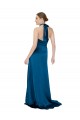 Silk like Satin A-Line Long Sleeveless Open Back Formal Evening Gown / Prom Dress / Bridesmaid Dress Glasgow