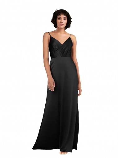 Silk like Satin Column Long Sleeveless Formal Evening Gown / Prom Dress / Bridesmaid Dress Glasgow