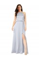 Silk like Satin A-Line Long Sleeveless Low Back Formal Evening Gown / Bridesmaid Dress Glasgow