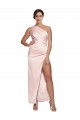 Silk like Satin A-Line Long Sleeveless Low Back Semi Formal Evening Dress / Prom Dress / Bridesmaid Dress Glasgow