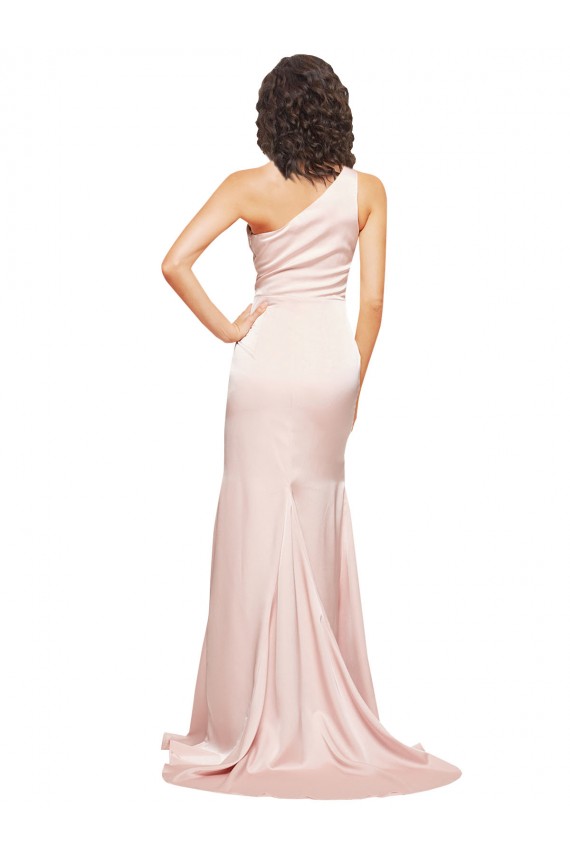 Silk like Satin Sheath Long Sleeveless Black Tie Evening Gown / Prom Dress / Bridesmaid Dress Glasgow