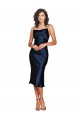 Silk like Satin Sheath Cocktail Length Sleeveless Formal Evening Gown / Prom Dress / Bridesmaid Dress Glasgow