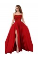 Spandex & Lace A-Line Long Sleeveless Criss Cross Open Back Semi Formal Evening Dress / Prom Dress / Bridesmaid Dress Glasgow