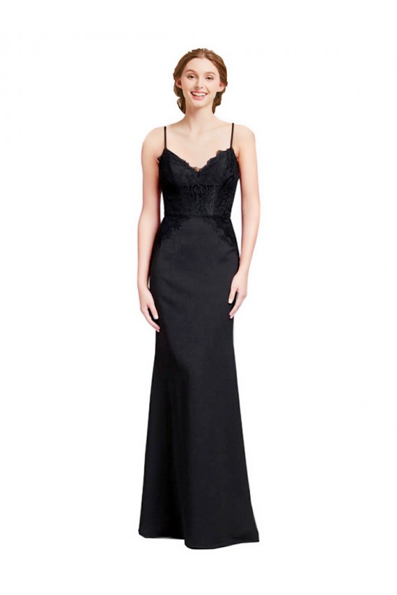 Stretch Crepe Mermaid Long Sleeveless Low Back Prom Dress / Bridesmaid Dress Glasgow