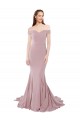 Stretch Crepe Mermaid Sweep Train Sleeveless Bridesmaid Dress / Evening Dress Glasgow