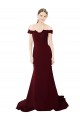 Stretch Crepe & Lace Mermaid Sweep Train Sleeveless V-Back Formal Evening Gown / Prom Dress / Bridesmaid Dress Glasgow