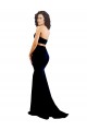 Stretch Crepe Mermaid Long Sleeveless Low Back Prom Dresses Glasgow