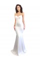Stretch Crepe Mermaid Long Sleeveless Low Back Formal Evening Gown / Prom Dress / Bridesmaid Dress Glasgow